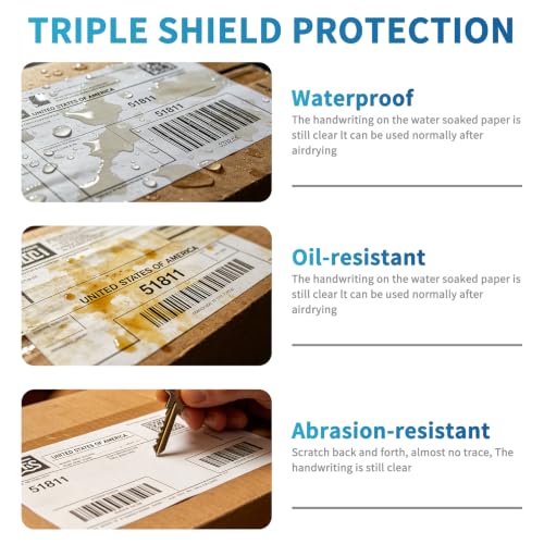 Image of 9527 Product 4x6 Blank Direct Thermal Shipping Labels for Zebra 2844 Zp-450 Zp-500 Zp-505 Direct Thermal Labels Printers, Eltron Printer, 250 Labels per Roll,Total 40 Rolls 10000 Labels