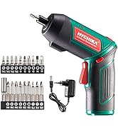 Avvitatore Elettrico 6N.m, HYCHIKA Cacciavite Elettrico (Max. Torque 6 N.m, 3.6 V, 2.0 Ah) LED light...