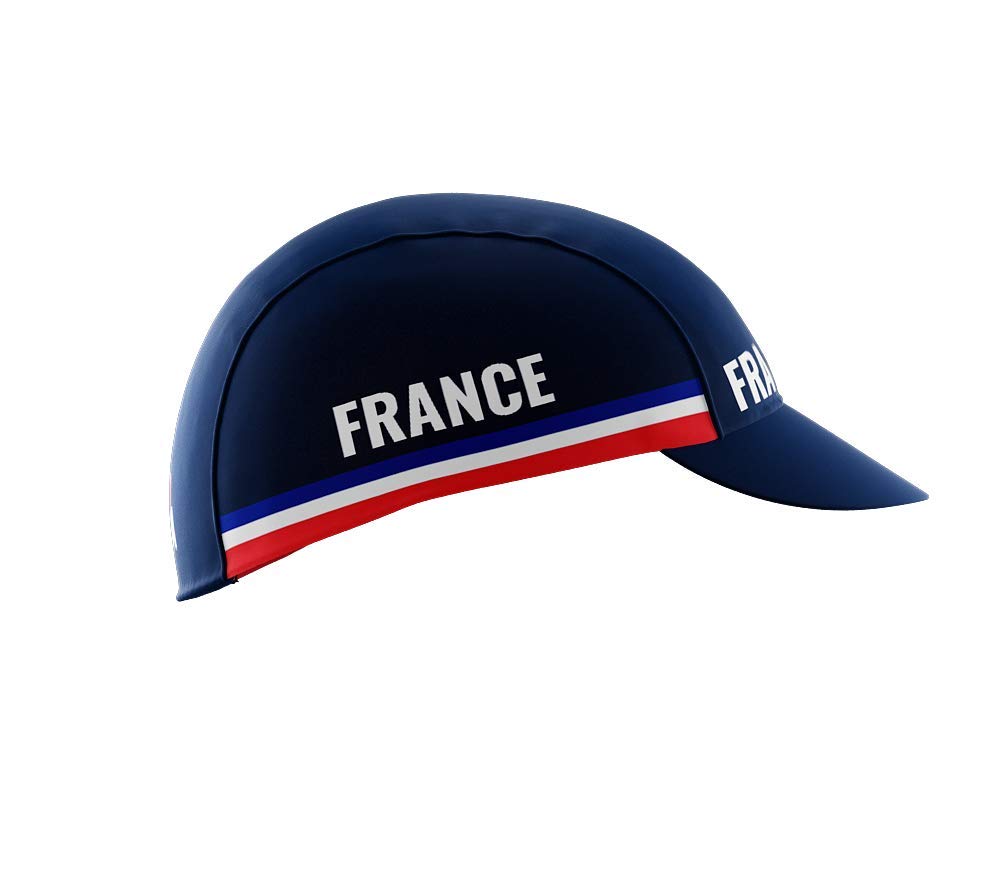 ScudoPro France Blue Code Bike Cycling Cap Road MTB or Running