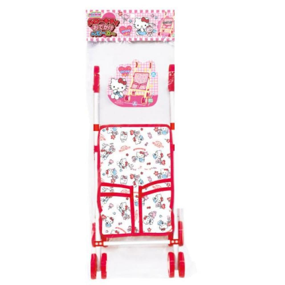 ハートの乳母車に乗ったキティちゃん 廃盤】サンリオ Sanrio 3輪ドールバギー キティ ベビーカー
