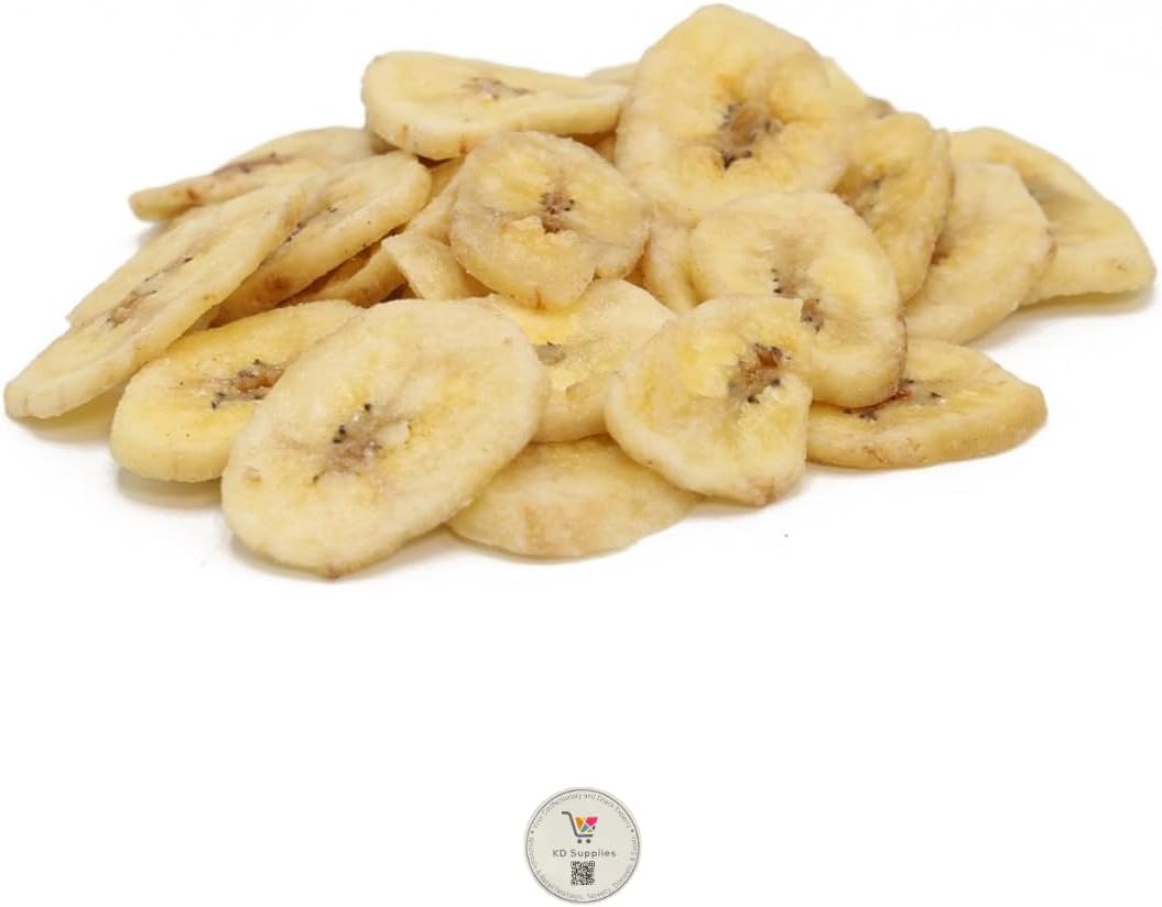 KD Supplies Thin and Crispy Sweetened Banana Chips (10 oz) Bulk Pack