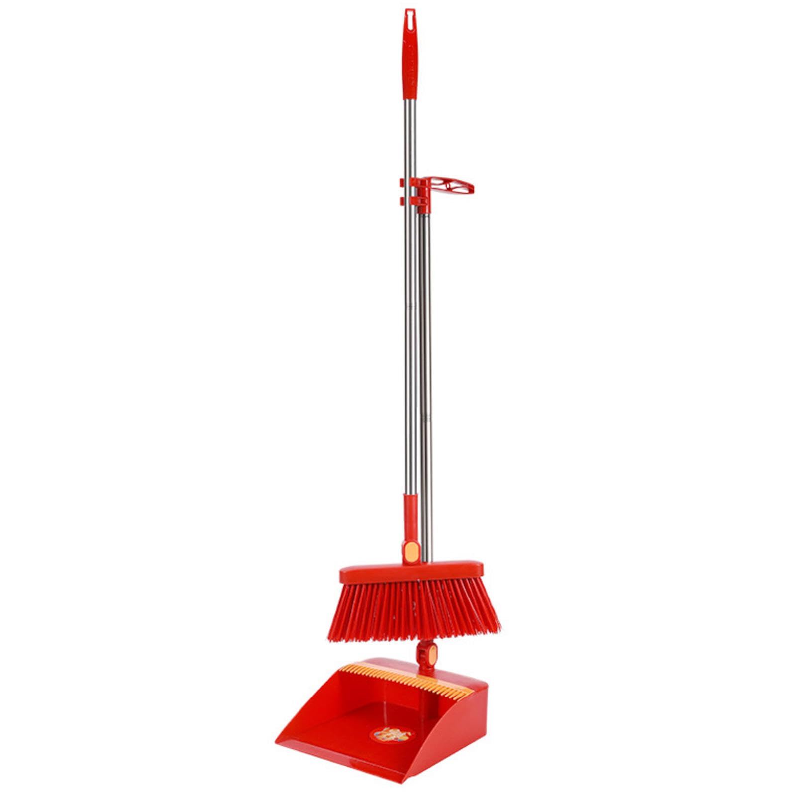 NIBHZ Juego de Escoba y Recogedor para El Hogar, Juego de Recogedor y Escoba para El Hogar, Cocina, Habitación, Oficina, Vestíbulo, Uso en El Suelo, Juego de Escoba y Recogedor