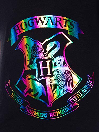 Harry Potter Pajamas Girls Hogwarts Rainbow Sleep Shirt Shorts PJ Set Gryffindor, Hufflepuff, Slytherin, Ravenclaw3