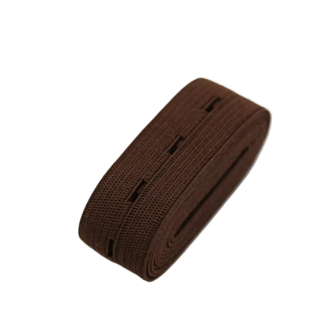 Bande élastique boutonnière 20 mm tressée pour couture et mercerie bricolage