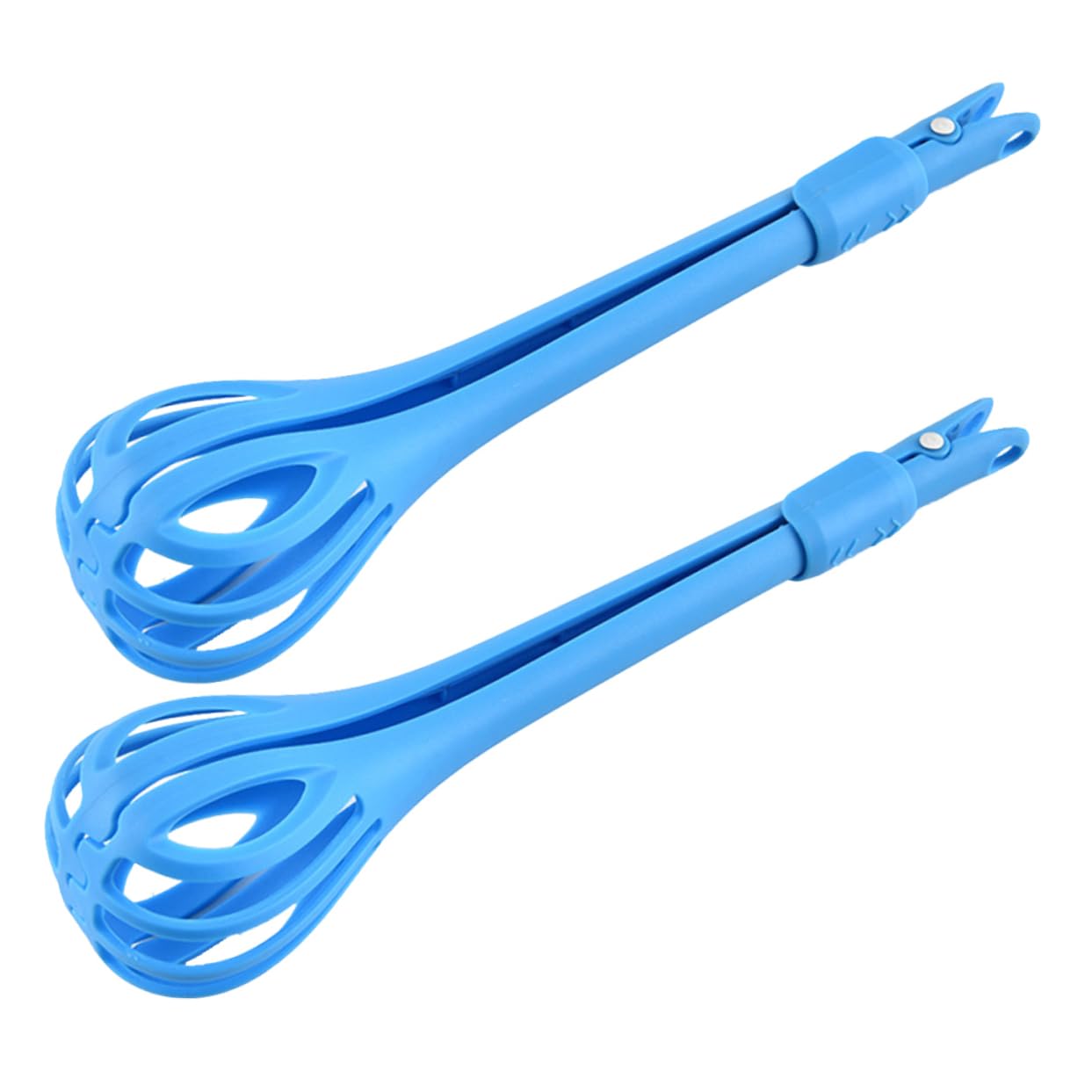 Alipis 2Pcs Manual Plastic Egg Separator Food Serving Tongs Multifunctional Kitchen Tools with Ergonomic Grip for Whisking and Serving