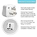 Ceptics Australia, China, New Zealand Travel Plug Adapter (Type I) - 3 Pack [Grounded & Universal] (GP-16-3PK)