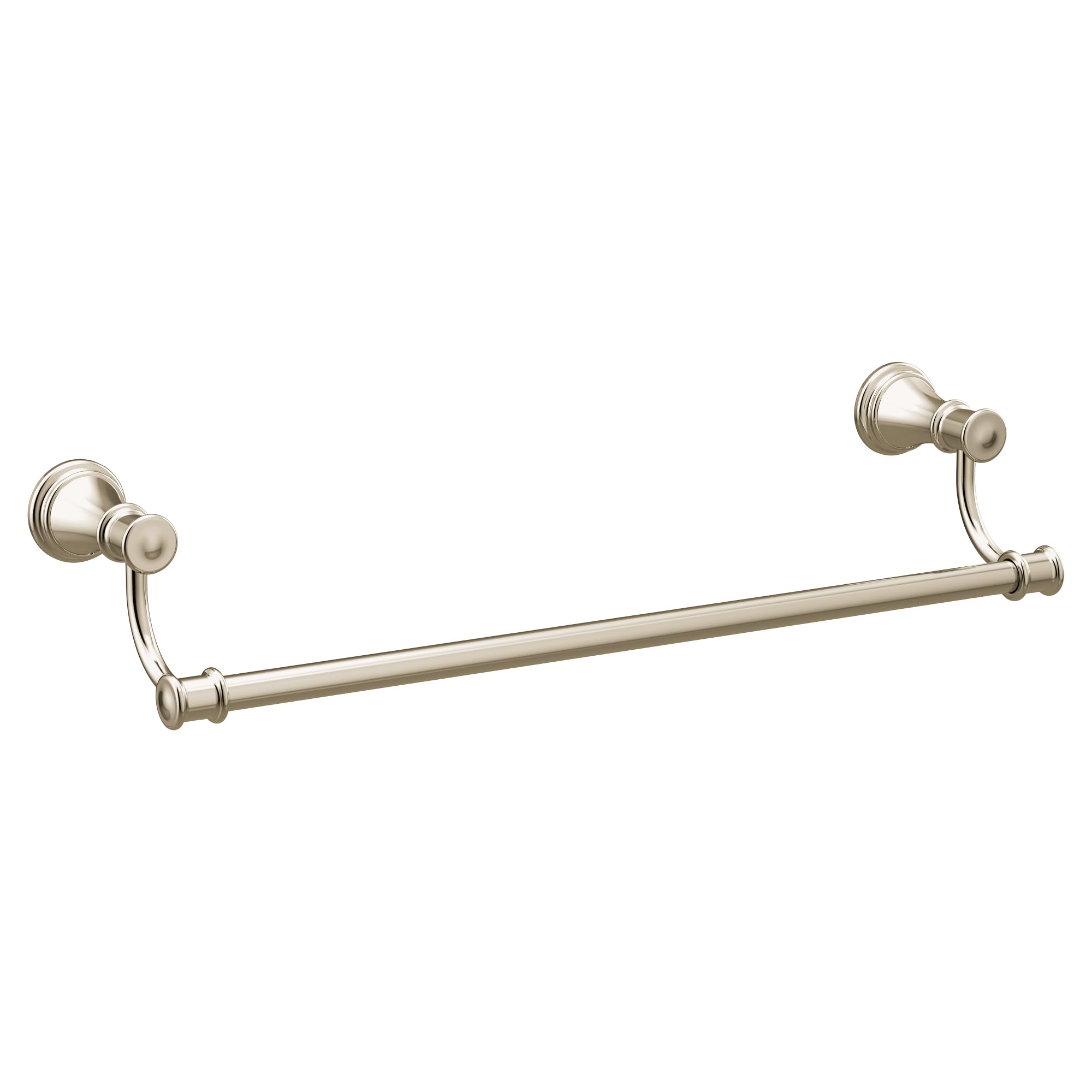 Moen YB6418NL Belfield 18-Inch Bathroom Towel Bar, Polished Nickel