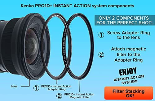 Evitar arañazos en objetivos de 67mm con Kenko PRO1D+ Instant Action filtro UV magnético 3