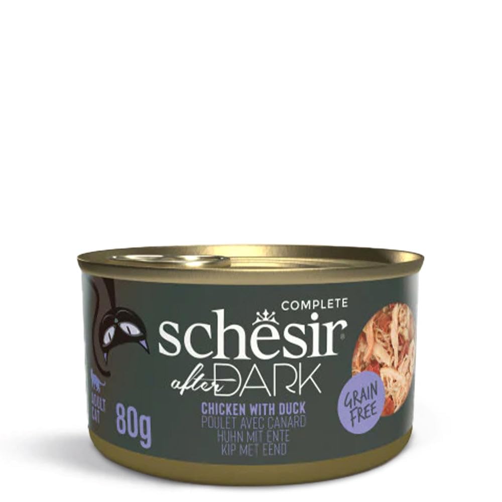 Schesir After Dark Chicken with Duck Adult Cat Wet Food - 80 gm | Pack of 6 (B0D988Q269) Amazon Price History, Amazon Price Tracker