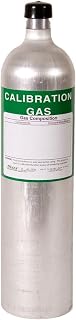 Multi Calibration Gas Mix: 10 PPM Hydrogen Sulfide, 50 PPM Carbon Monoxide, 2.5% (50% LEL) Methane, 20.9% Oxygen, Balance Nitrogen (58 Liter)