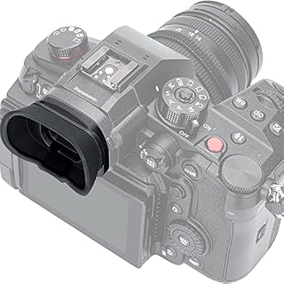 PROfezzion Extended Style Soft Silicone Eyecup for Panasonic Lumix GH6 GH5S GH5 Micro Four Thirds MFT Mirrorless Digital Camera Replaces Panasonic 4YE1A561Z Eyepiece