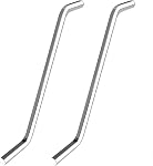 2 Pcs Élimination des ordures Outil de clé Allen Compatible avec InSinkErator Élimination des ordures pour unjam évier de cuisine Alimentation des ordures