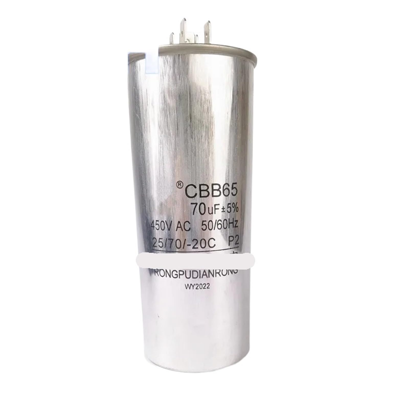 Condensateur CBB65 climatisation 450V qui stabilise le démarrage du compresseur de 100UF