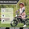 OLALA 36V Electric Dirt Bike for Kids Aged 5-8, Brushless 350W Racing Grade Electric Motorcycle, Up to 18.6MPH & 3 Speed Settings, Dual Disc Brakes, 14'' Off-Road Knobby Tires, Black #1