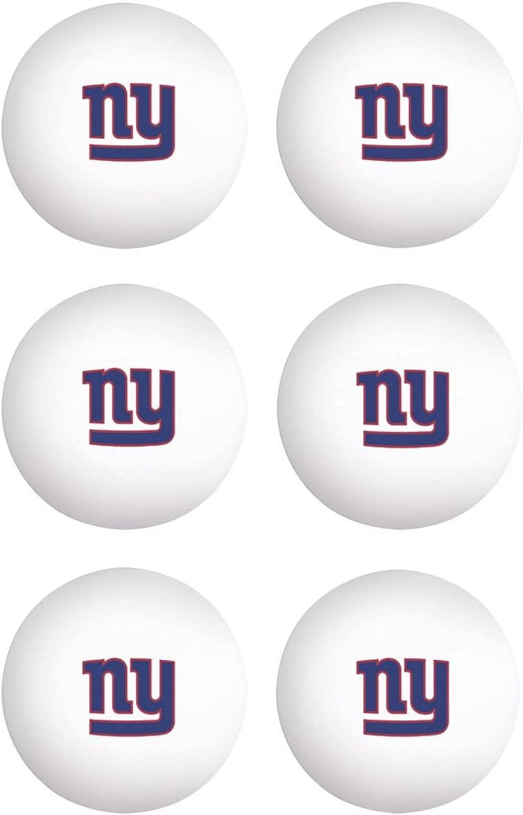 WinCraft New York Giants 6-Pack Table Tennis Balls