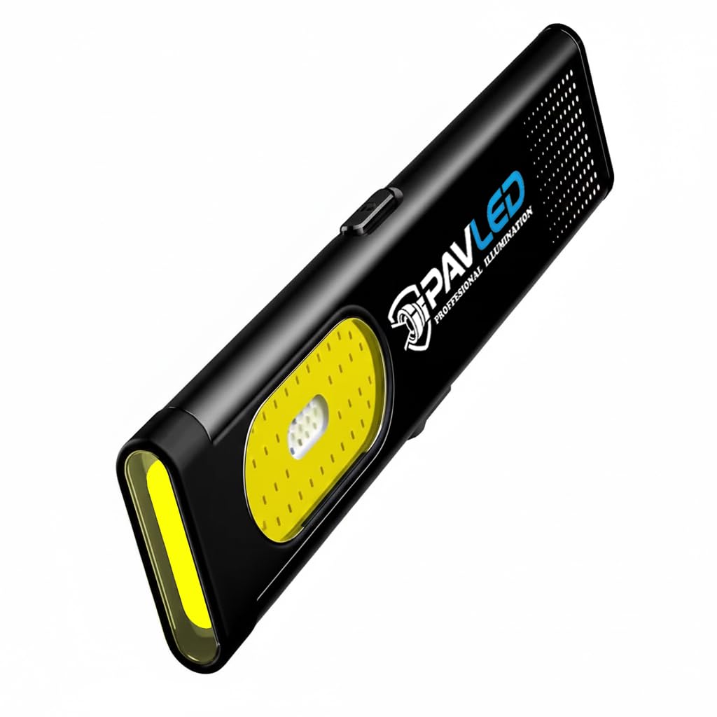 PAVLED Mini Torch, USB C Rechargeable Small Torch, Flat EDC Torch Flashlight