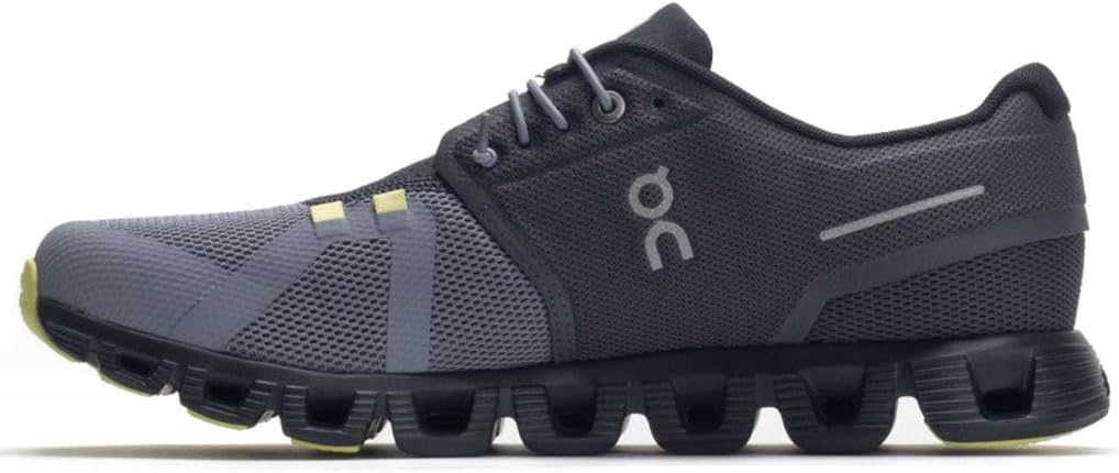 ONMen's Cloud 5 Sneakers, Black/White, 12