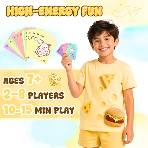 Image of Tickles Tako Kat Gaot Cheese Pizza Naughty Party Card Fun Family, Travel & Night Game for Kids & Adults (Ages: 7+ Years, Players: 2-8)