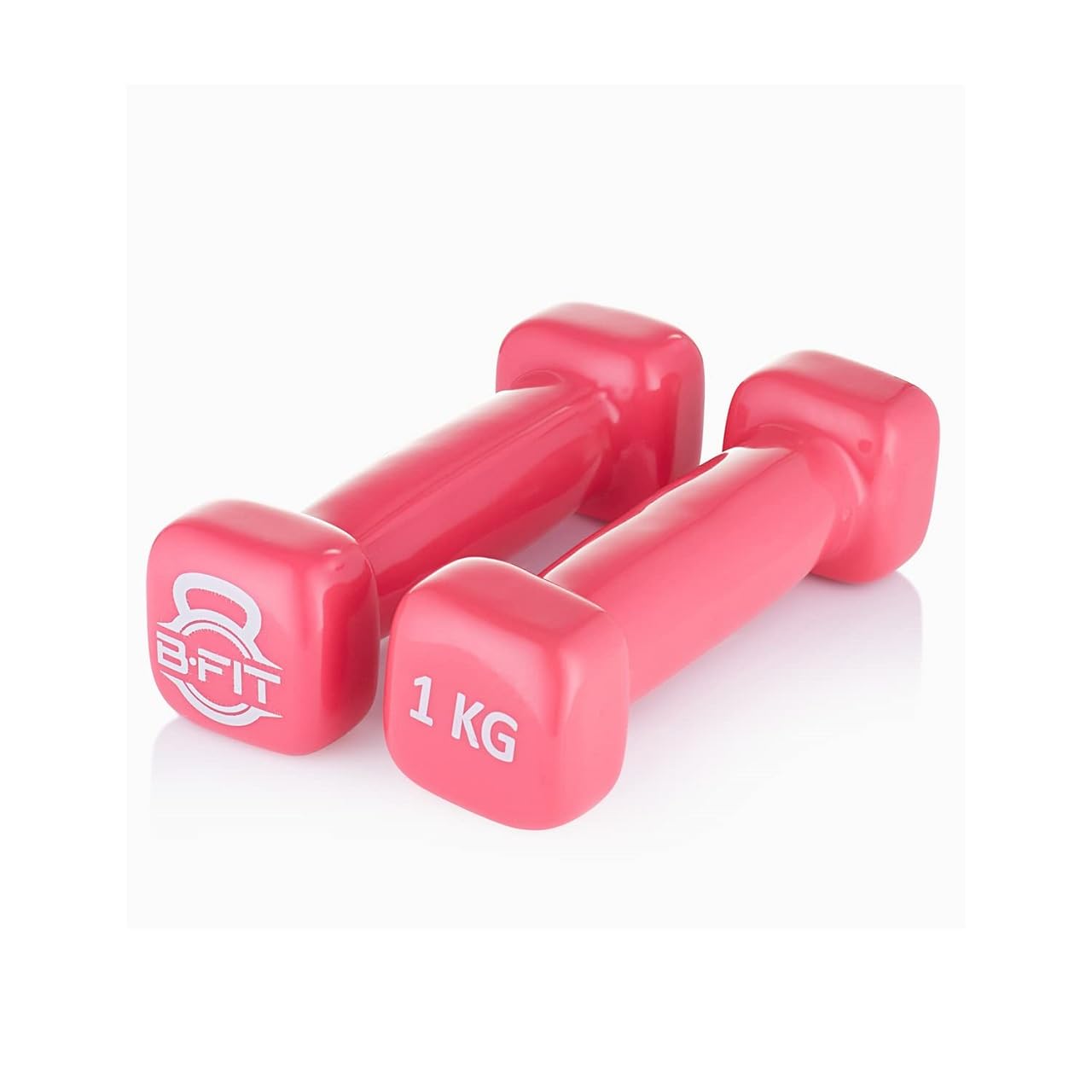 B Fit Neoprene/Vinyl Dumbbells Size and Style optional (1 Kg Vinyl Square shape) (B07649XT28) Amazon Price History, Amazon Price Tracker