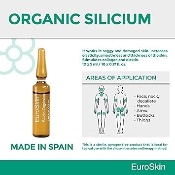 MEDIDERMIK SILICIUM. It works in saggy and damaged skin. Increases elasticity. Aestheticians' favorite liquid ampoules. 20 ampoules 20x5ml/20x0,17fl.oz.