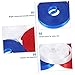 NAMOARLY 3rolls Independence Day Ribbon of Patriotic Bouquet Decoration Ribbon for Crafting Each for Festival Party Wrapping and Home Decor