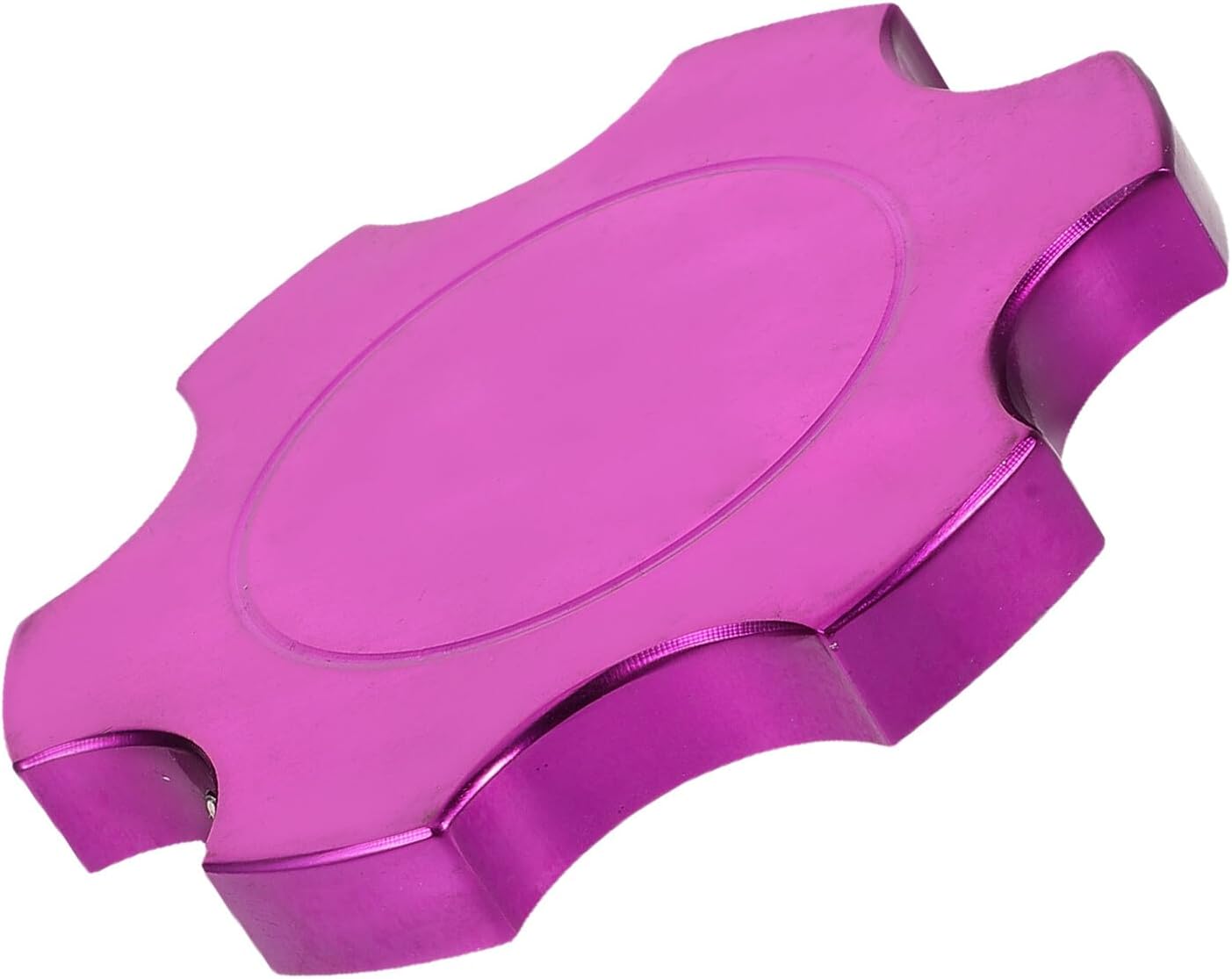 Generic Radiator Cap for Car Cooling System, Purple Aluminum Alloy Coolant Pressure Cover Replacement, Compatible with Standard Automotive Radiator Reservoirs