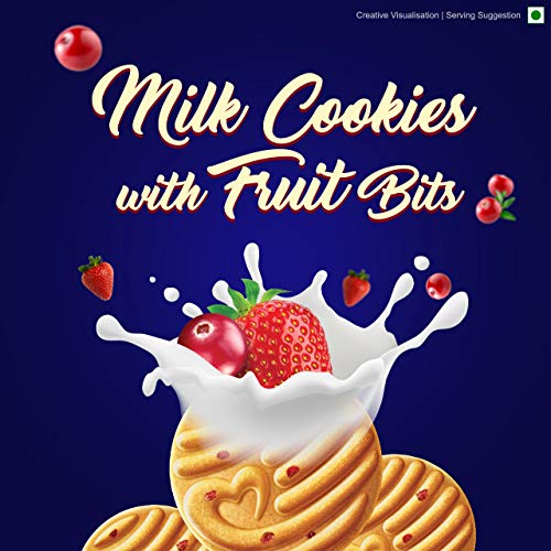 Image of Sunfeast Glucose Plus, 1 Kg & Sunfeast Mom's Magic Fruit and Milk Cookies, 197g | Cranberry and Strawberry | Milk Biscuits | Mom's Favourite Baked Cookies