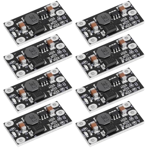 Image of Electrobot DC Boost Converter Module - Pack of 8, Multi-Function Step Up Board with 5V /8V /9V /12V Output, Ideal for DIY Projects and Electronic Applications