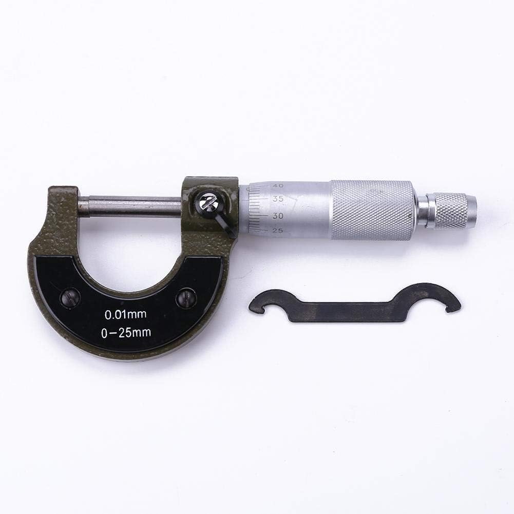 Suwmiarka Mikrometryczna, 0-25mm/0.01mm zewnętrzny mikrometr suwmiarka precyzyjny miernik suwmiarka z noniuszem narzędzia pomiarowe mikrometr narzędzia pomiarowe cyfrowy mikrometr (kolor: 150mm) (Col