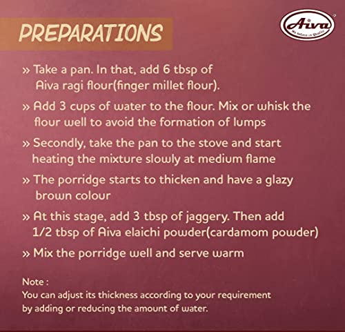Aiva Finger Millet Flour | Ragi Flour 4 Lb #TOP6