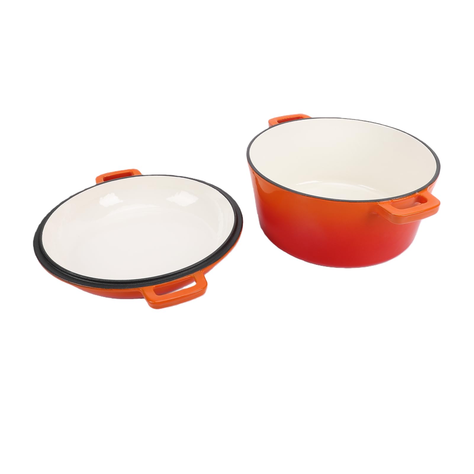 Padella in Ghisa, Forno Olandese in Ghisa Smaltata Antiaderente