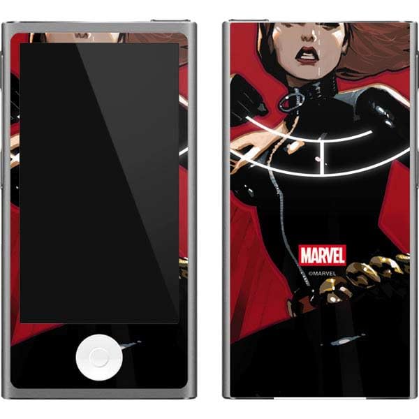 Skinit Decal MP3 Player Skin Compatible with iPod Nano (7th Gen&2012) - Officially Licensed Marvel Black Widow Widowmaker Design
