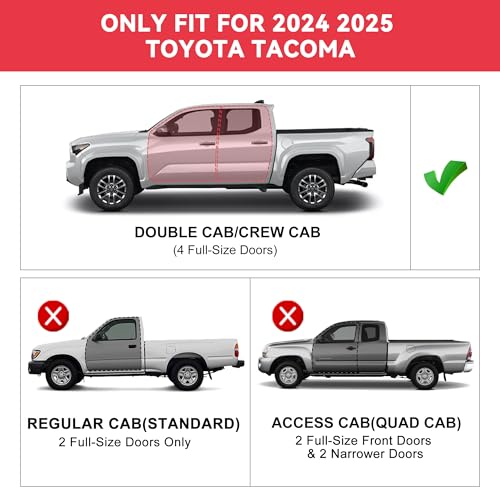 Estribos para Toyota Tacoma Double Cab 2024-2026 miniatura 2