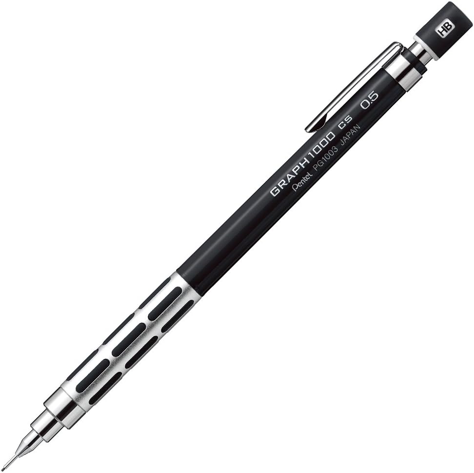 Pentel XPG1005CSA Graph1000CS Mechanical Pencil, Black