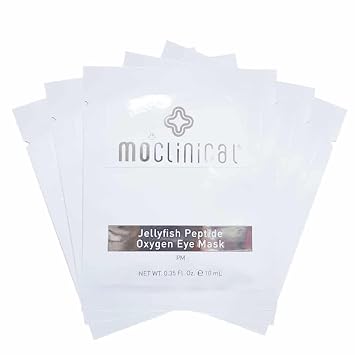 Jellyfish Peptide Oxygen All Around Eye Mask for All Skin Types, Set of 5 Packages, 0.35 Fl Oz/10 ml per Package