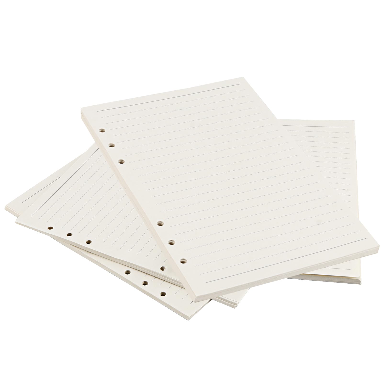 10 papier uzupełniający A5, 450 arkuszy, segregator A5, wkładki, 6 otworów, do notatnika, 100 g/m²