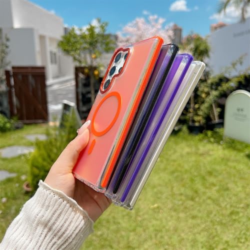 Étui de téléphone magnétique Samsung Galaxy A05s violet foncé thermo-sensible - 3