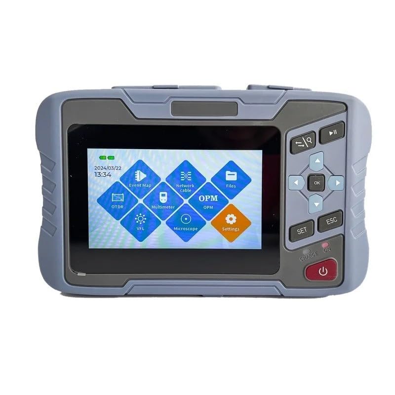 Tester per fibra ottica, Riflettometro ottico nel dominio del tempo VFL integrato Mini OTDR 1310/1550nm 30/28 dB