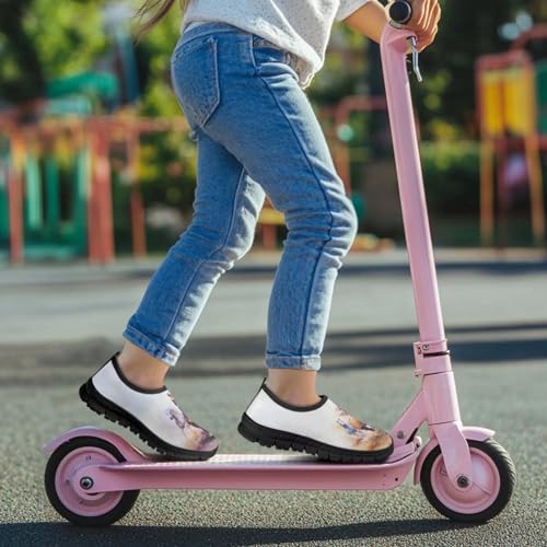 Horse Shoes for Boys Girls Breathable Mesh Walking Sneakers Casual Flats Lightweight Slip on Tennis Shoe3