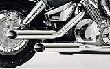  FALCON Cromo Line Auspuff silber XV750 4FY