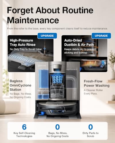 Image of ECOVACS DEEBOT X12S OMNICYCLONE Robot Vacuum & Mop with OZMO Roller 3.0