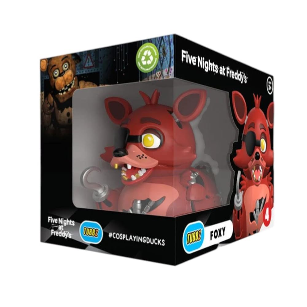 TUBBZ Boxed Edition: Five Nights At Freddy's - Foxy Cosplaying Rubber Duck Vinyl Figure