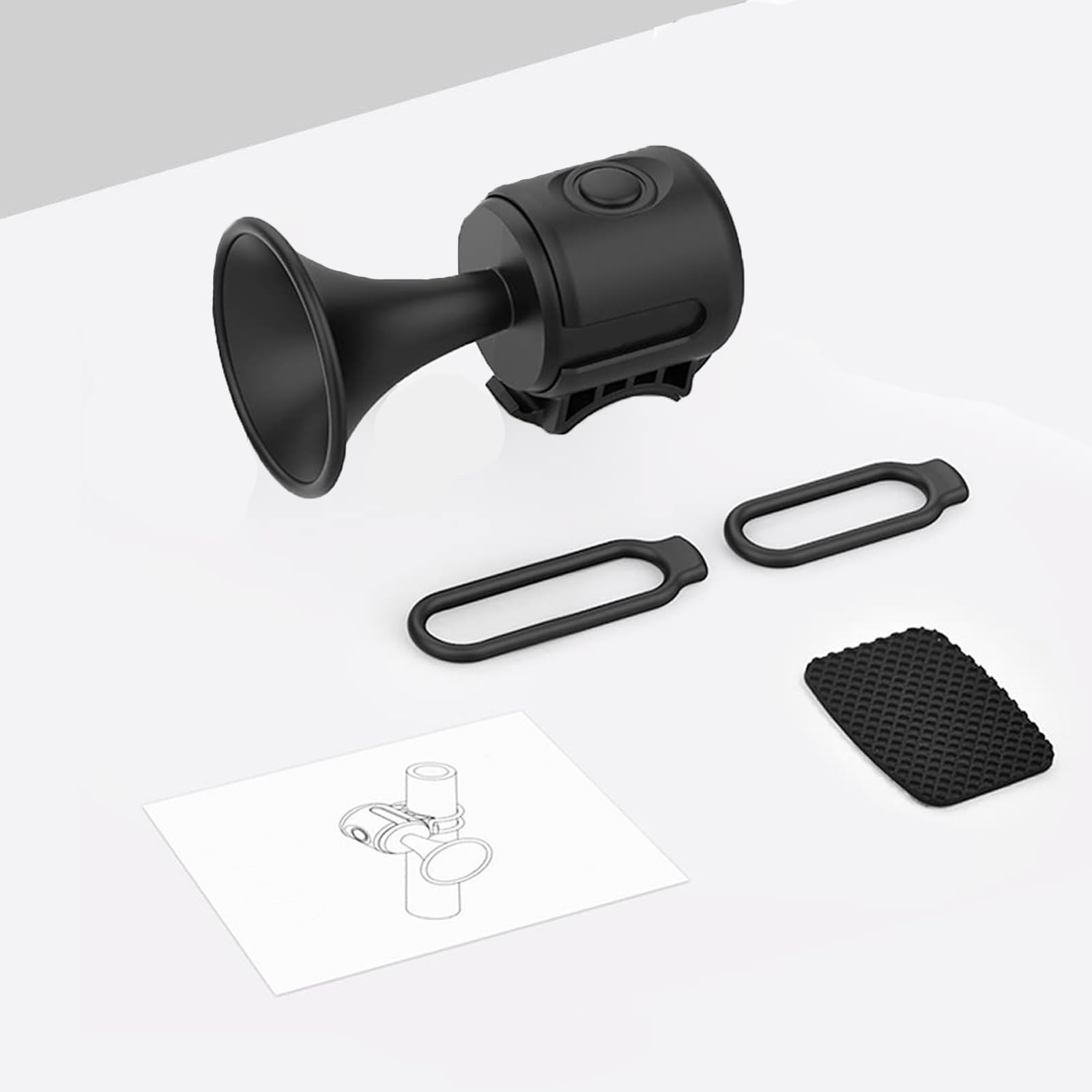 Elektrische fietsbel, 120 dB, elektrische luid, elektrische fietsbel, luide fietsbel, voor mountainbike, IPX4 waterdicht, claxon, fiets voor 2-3 cm stuur Elektrische fietsbel, 120 dB, elektrische luid, elektrische fietsbel, luide fietsbel, voor mountainbike, IPX4 waterdicht, claxon, fiets voor 2-3 cm stuur