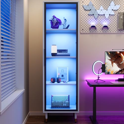 DUlVBPE Vitrina de cristal LED, altura 170...