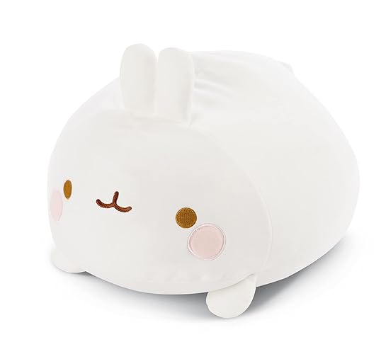 NICI- Coussin décoratif Lapin Molang 30x40 cm, 47752, Blanc, 1 Stück (1er Pack) - 30cm