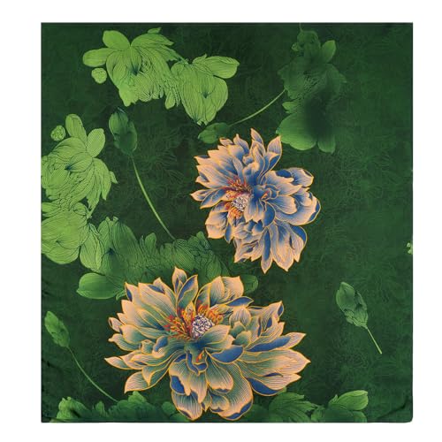 Large Silk Feeling Scarf Fashion Stain Scarves for Women Lightweight Sunscreen Floral Shawl Wraps2