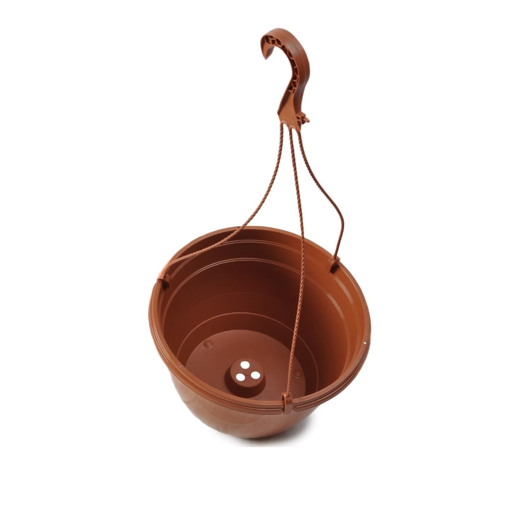 TEKU Hanging Pots 27cm Diameter Colour Terracotta - Pack of 10