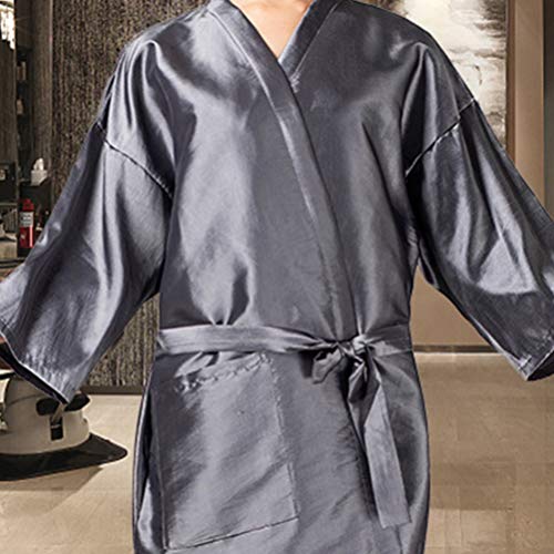 FARUTA Kimono Roupões Cor do Cabelo Capa Sedoso SPA Massagem Robe Smock Capa Vestido Cliente Uniform