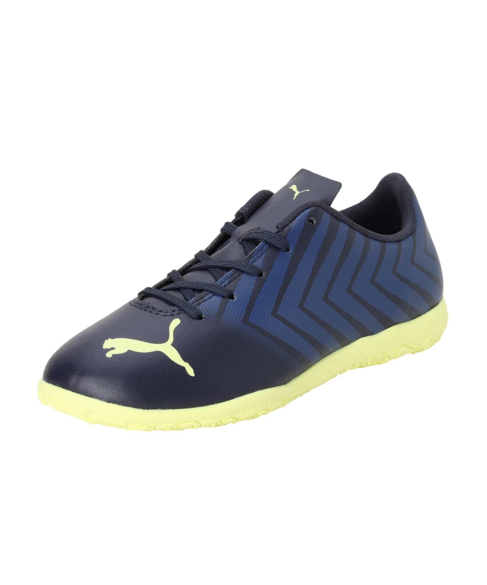 Puma Unisex-Child TACTO II IT Jr Parisian Night-Fresh Yellow Football Shoe - 10 UK (10670807)