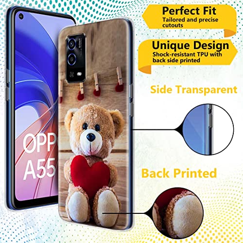 Image of Fashionury Designer Case for Oppo A55 - Printed Back Cover - D0668